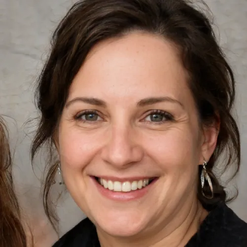 mujer sonriente